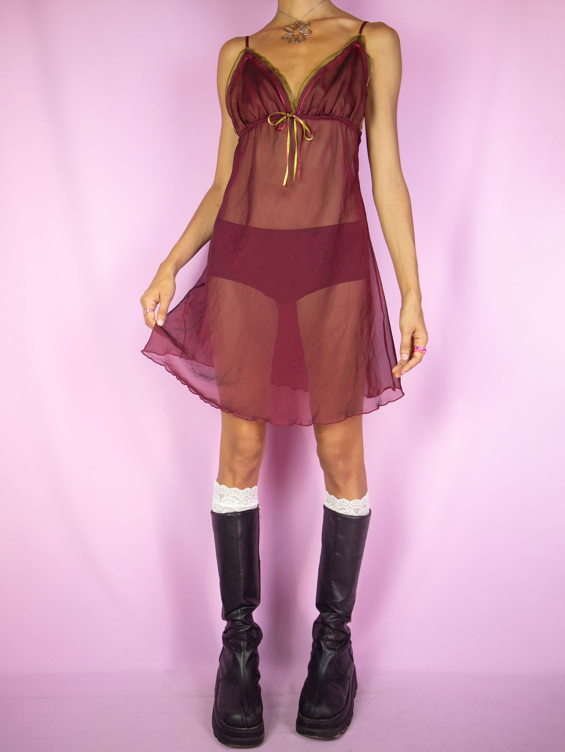 Long Camisole Cami Slip Undergarment Innerwear Sexy Midi Dress